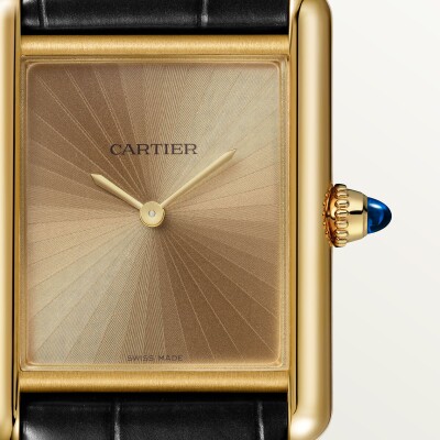 Montre Tank Louis Cartier Moyen modèle, or jaune, mouvement manuel