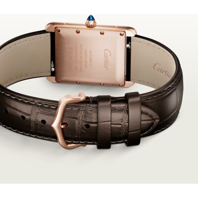 Montre Tank Louis Cartier Grand modèle, mouvement automatique, or rose