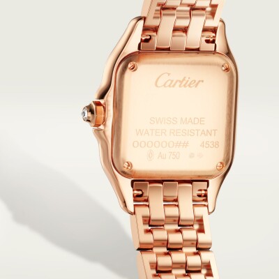 Montre Panthère de Cartier Petit modèle, quartz, or rose, diamants