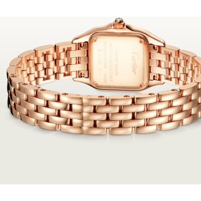 Montre Panthère de Cartier Petit modèle, quartz, or rose, diamants