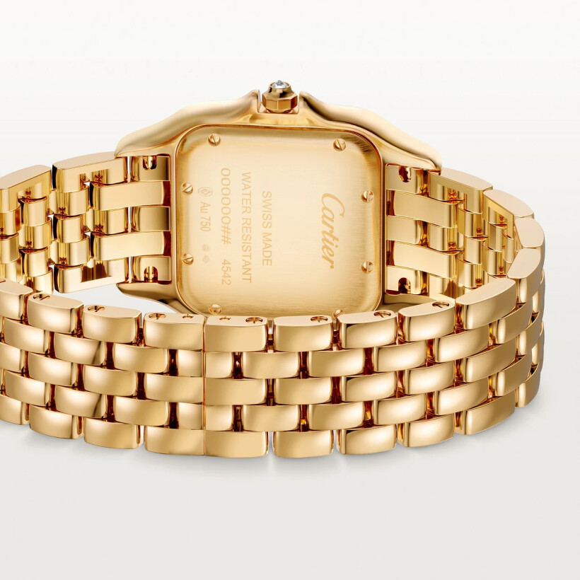 Cartier Panthère de Cartier Medium model, quartz movement, yellow gold, diamonds watch