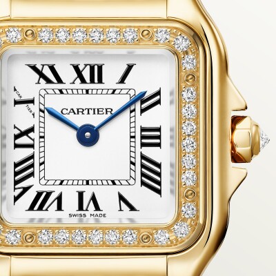 Montre Panthère de Cartier Petit modèle, mouvement quartz, or jaune, diamants