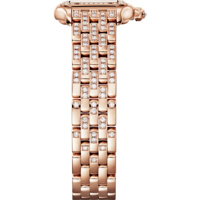 Montre Panthère de Cartier Petit modèle, mouvement quartz, or rose, diamants