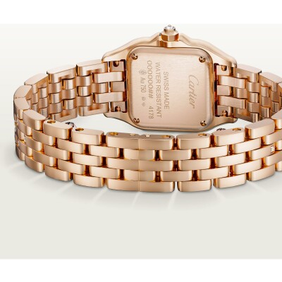 Montre Panthère de Cartier Petit modèle, mouvement quartz, or rose, diamants
