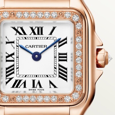 Montre Panthère de Cartier Petit modèle, mouvement quartz, or rose, diamants