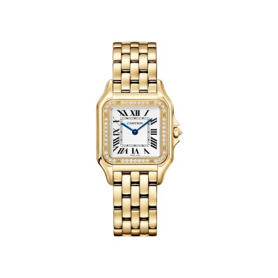 Cartier Panthère de Cartier Medium model, Quarzwerk, Gelbgold und Diamanten uhr