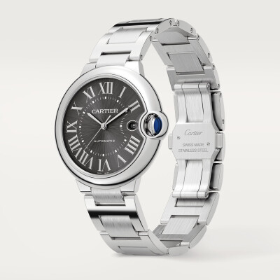 Ballon Bleu de Cartier watch, 40mm, automatic movement, steel