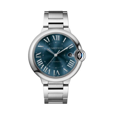 Cartier Ballon Bleu watch, 40mm, automatic movement, steel