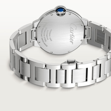 Cartier Ballon Bleu watch, 40mm, automatic movement, steel