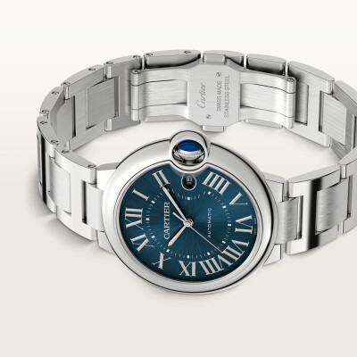 Montre Ballon Bleu de Cartier 40mm, mouvement automatique, acier