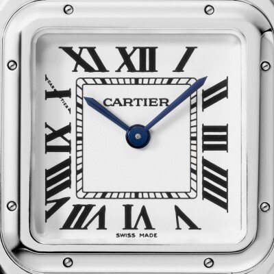 Panthère de Cartier watch, Médium model, quartz movement, steel