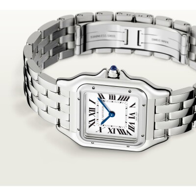 Montre Panthère de Cartier, moyen modèle, mouvement à quartz, acier