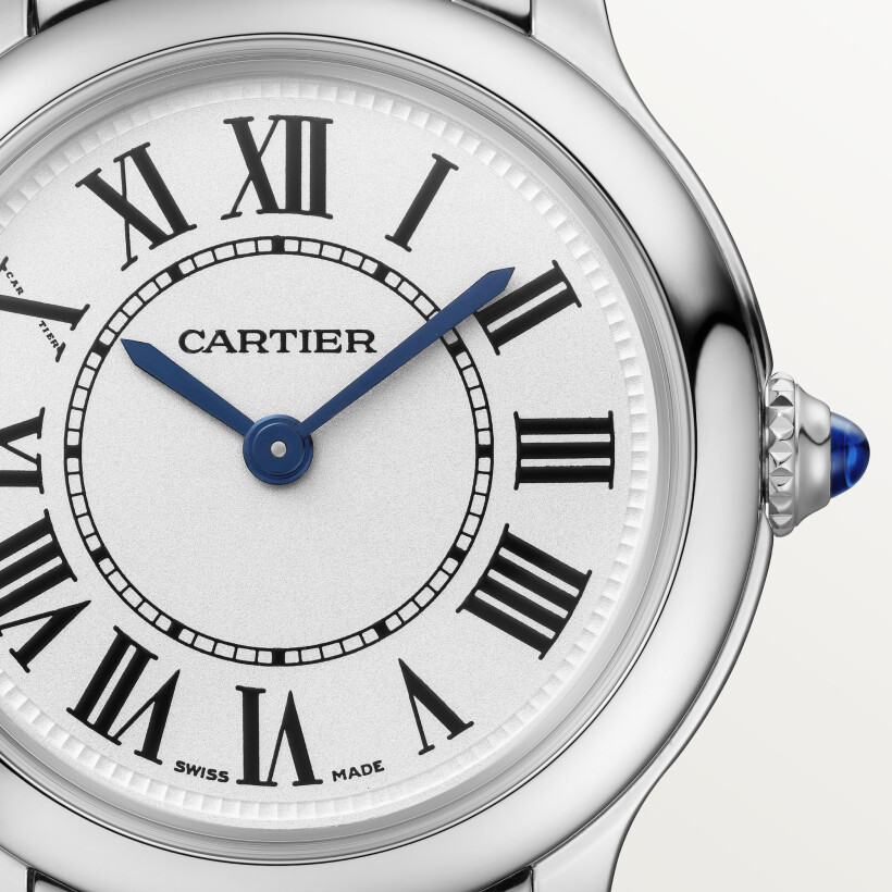 Montre Ronde Must de Cartier, 29mm, mouvement quartz, acier