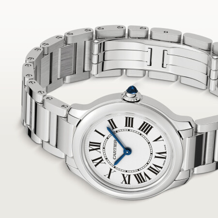 Montre Ronde Must de Cartier, 29mm, mouvement quartz, acier