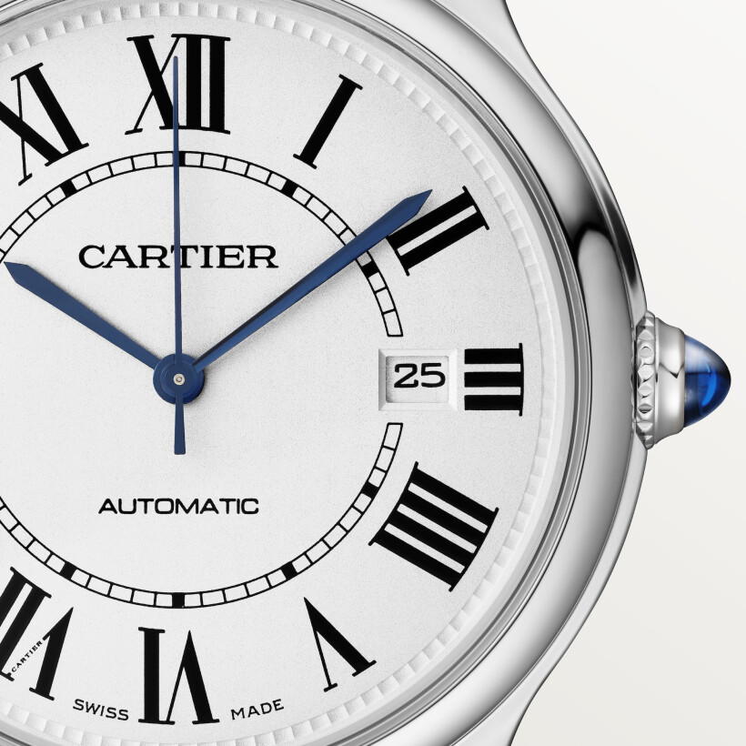 Ronde Must de Cartier watch, 40 mm, automatic movement, steel