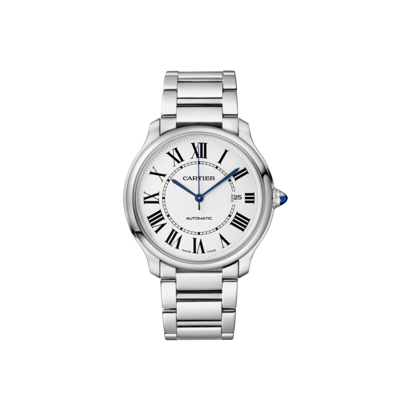 Ronde Must de Cartier watch, 40 mm, automatic movement, steel