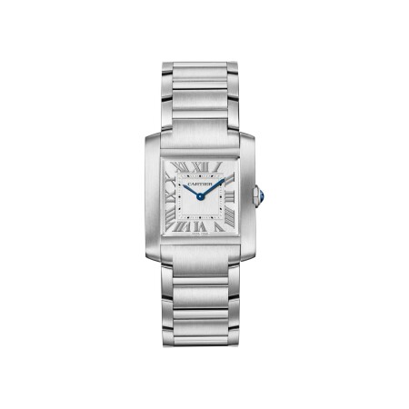 Cartier Tank Française watch, Medium model, quartz movement, steel