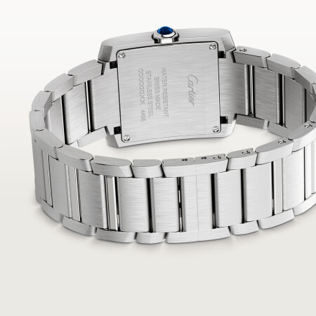 Montre Cartier Tank Française Moyen modèle, mouvement quartz, acier