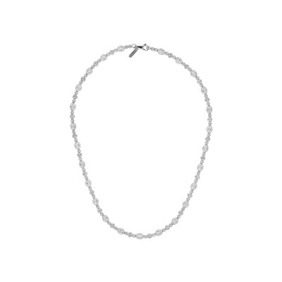 Collier Desmos Crystal en argent, 46 cm
