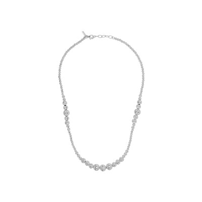 Collier Desmos Crystal en argent, 46 cm