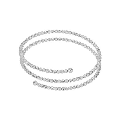 Bracelet Desmos Crystal en argent, 18 cm