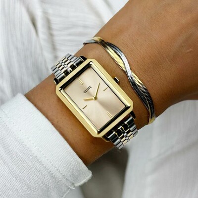 Bracelet de montre Cluse 14 mm Steel 5-Link, Two-Tone
