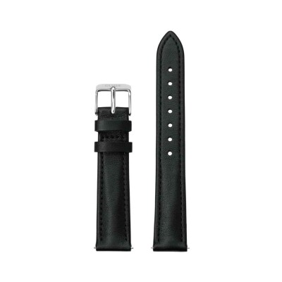 Bracelet de montre Cluse 16 mm Leather Black, Silver Colour