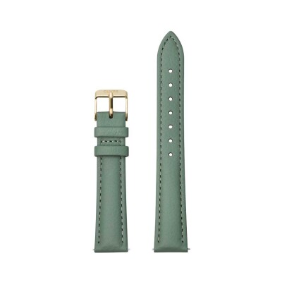 Bracelet de montre Cluse 16 mm Leather Green, Gold Colour