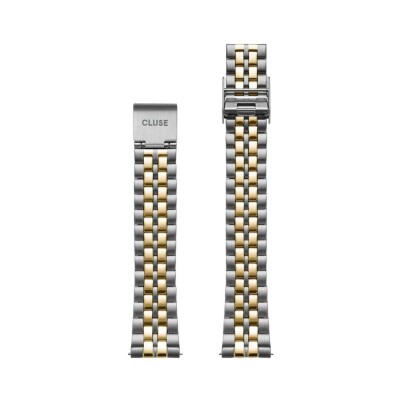 Bracelet de montre Cluse 16 mm Steel 5-Link, Two-Tone