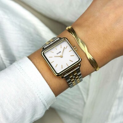 Bracelet de montre Cluse 16 mm Steel 5-Link, Two-Tone