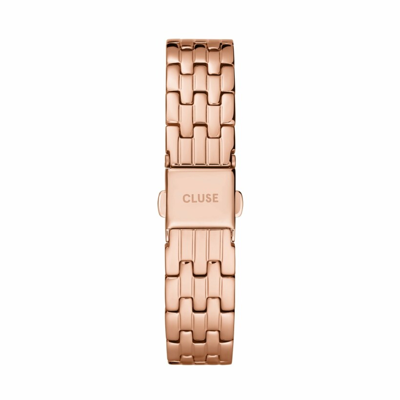Bracelet de montre Cluse 5-Link en plaqué or rose, 16mm