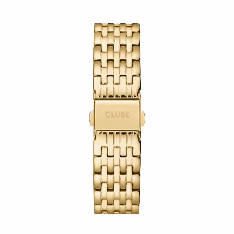 Bracelet de montre Cluse Multi-Link en plaqué or jaune, 18mm