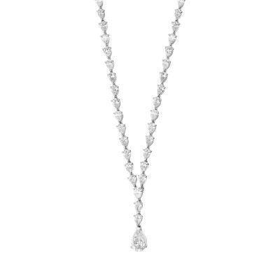 Collier Versailles en or blanc et diamants