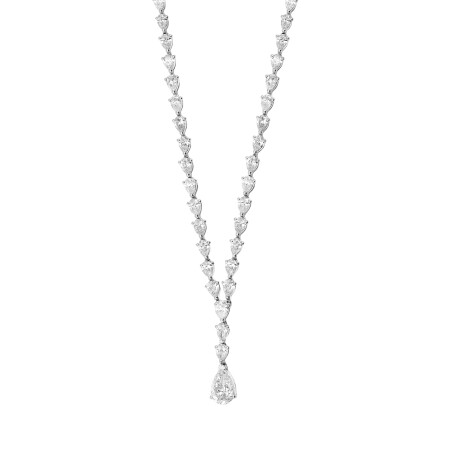 Collier Versailles en or blanc et diamants