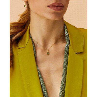 Collier Nanis Dancing Tourmalines en or jaune, diamants et tourmaline