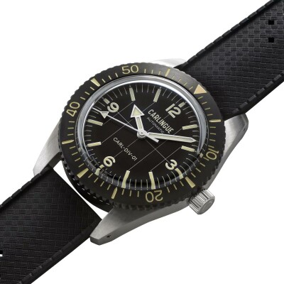 Montre CARLINGUE DIVER HERITAGE Diver 01 Noir CT-001-B