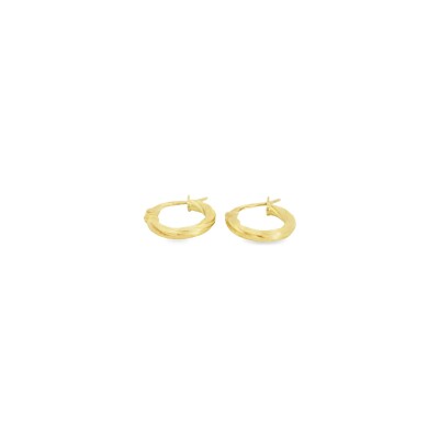 Boucles d'oreilles en or jaune