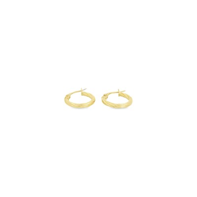 Boucles d'oreilles en or jaune