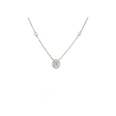 Collier Ligne Vendôme en or blanc et diamants