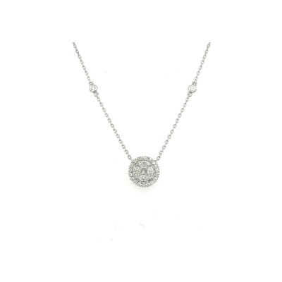 Collier Ligne Vendôme en or blanc et diamants