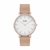 Montre Cluse Boho Chic Mesh, Rose Gold, White/Rose Gold