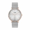Montre Cluse Boho Chic Mesh, Rose Gold, Silver/Silver