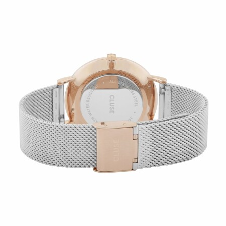 Montre Cluse Boho Chic Mesh, Rose Gold, Silver/Silver