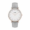 Montre Cluse Boho Chic Leather, Rose Gold, White/Grey