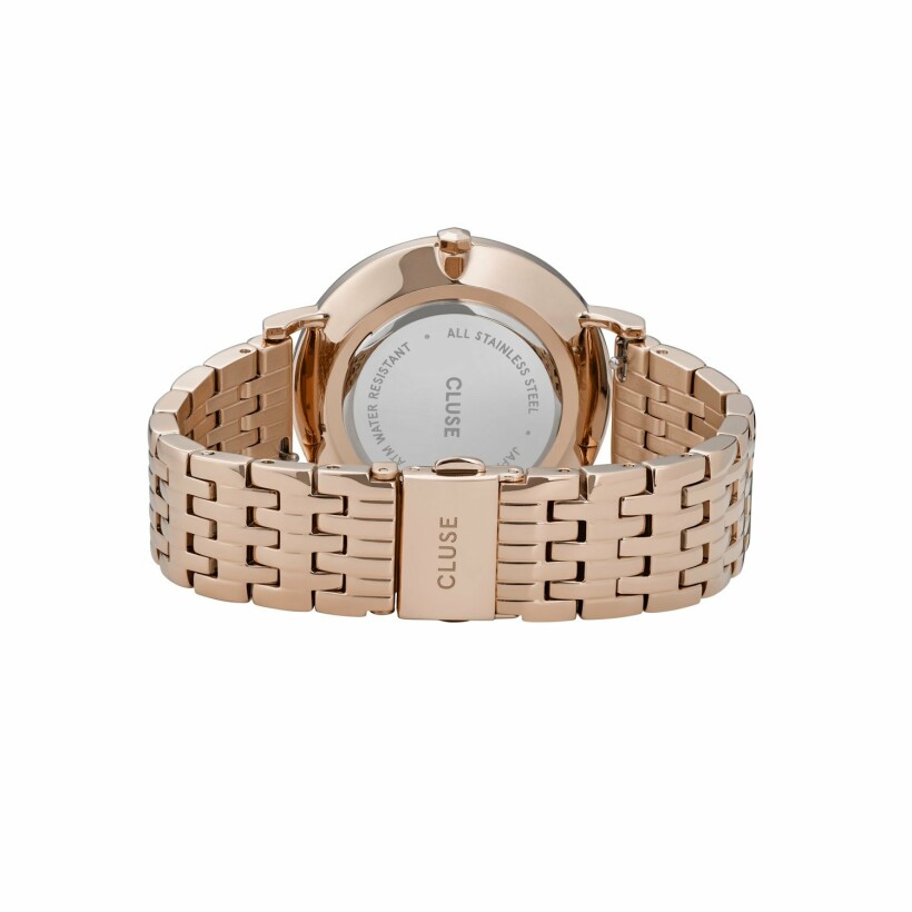 Montre Cluse Boho Chic Multi-Link Rose Gold White/Rose Gold