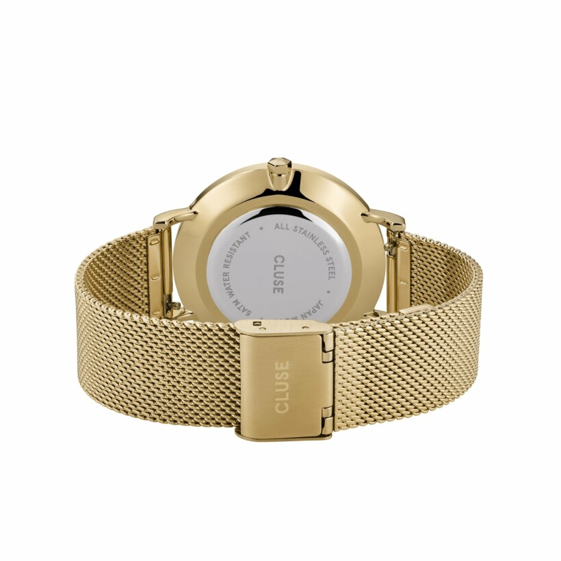 Montre Cluse Boho Chic Mesh, Gold, Stone Green/Gold