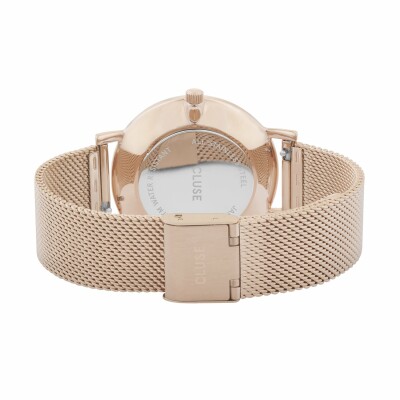 Montre Cluse Pavane Mesh, Rose Gold, White/Rose Gold