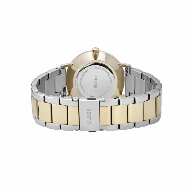 Montre Cluse Minuit 3-Link Gold Silver/Gold/Silver