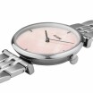 Montre Cluse Triomphe 5-Link, Silver, Salmon Pink Pearl/Silver