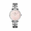 Montre Cluse Triomphe 5-Link, Silver, Salmon Pink Pearl/Silver